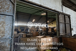 Unit Pabrik Dijual di Neglasari Tangerang Luas Tanah 14464m2, Luas Bangunan 3098m2 Unit Pabrik Dijual di Neglasari Tangerang Luas Tanah 14464m2, Luas Bangunan 3098m2