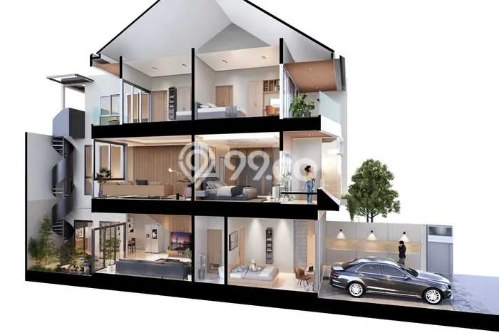 Hunian Eksklusif Dijual LT 132m2 di Tebet, Jakarta Selatan Hunian Eksklusif Dijual LT 132m2 di Tebet, Jakarta Selatan