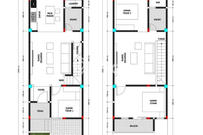 Hunian Cantik Minimalis Lb 90m2 di Cipondoh, Tangerang Hunian Cantik Minimalis Lb 90m2 di Cipondoh, Tangerang