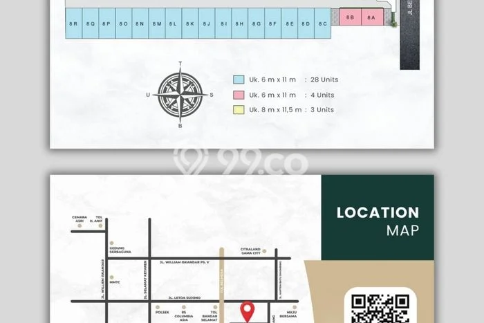 Vila Nyaman di Medan Tembung, Dimensi 66m2m², Pemandangan Menarik sekitar Vila Nyaman di Medan Tembung, Dimensi 66m2m², Pemandangan Menarik sekitar