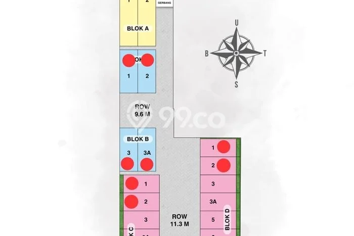 Rumah di Medan Tembung, Medan, Luas 60m2m² Bangunan 115m2m² Rumah di Medan Tembung, Medan, Luas 60m2m² Bangunan 115m2m²