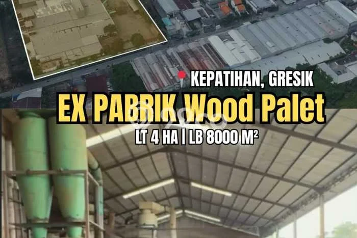 Pabrik Dijual di Menganti Gresik dengan LB 8000m2 Pabrik Dijual di Menganti Gresik dengan LB 8000m2