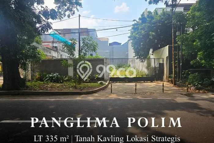 Kavling Tanah untuk Dijual di Panglima Polim, Jakarta Selatan, Luas 335m2 Kavling Tanah untuk Dijual di Panglima Polim, Jakarta Selatan, Luas 335m2