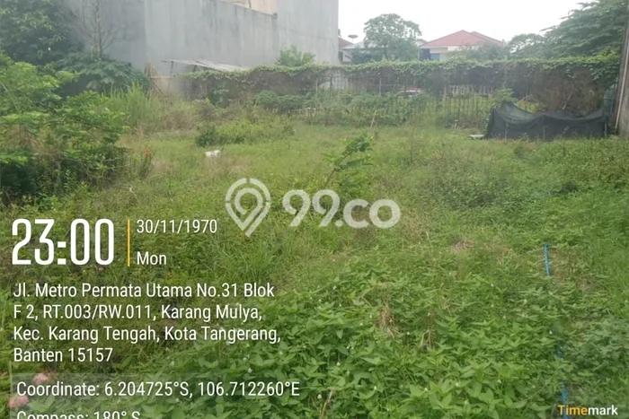 Tanah untuk Dijual di Karang Tengah Tangerang Luas 1146m2 Tanah untuk Dijual di Karang Tengah Tangerang Luas 1146m2