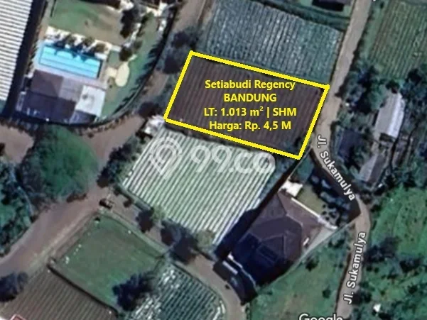 Tanah untuk Dijual di Parongpong Bandung Barat Luas 1013m2 Tanah untuk Dijual di Parongpong Bandung Barat Luas 1013m2