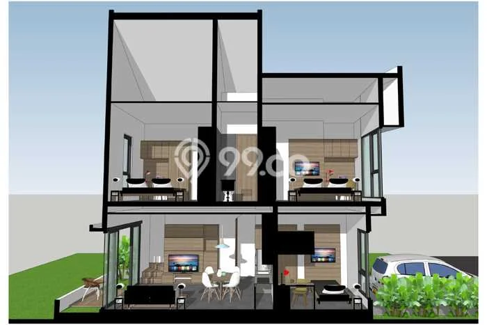 Rumah Modern 2 KT di Pekayon Bekasi Rumah Modern 2 KT di Pekayon Bekasi