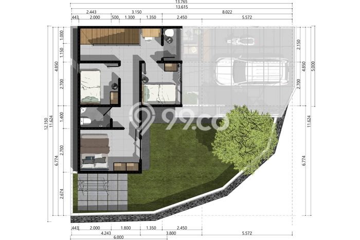 Hunian Cantik Modern Lb 70m2 di Arcamanik, Bandung Hunian Cantik Modern Lb 70m2 di Arcamanik, Bandung