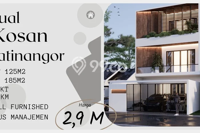 FOR SALE Kost 9 Kamar, 9 Kamar Mandi di Jatinangor, Sumedang, Luas 185m2 FOR SALE Kost 9 Kamar, 9 Kamar Mandi di Jatinangor, Sumedang, Luas 185m2