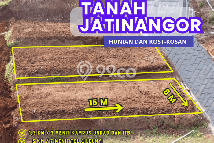 Tanah Area Berkembang di Jatinangor, Luas 114m², Lingkungan Asri, Dekat Jatinangor, Sumedang, Sumedang Tanah Area Berkembang di Jatinangor, Luas 114m², Lingkungan Asri, Dekat Jatinangor, Sumedang, Sumedang