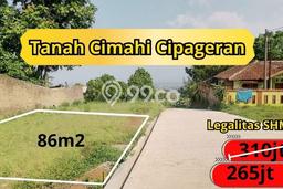 Tanah Kosong Dijual di Cimahi dengan Area 86m2 Tanah Kosong Dijual di Cimahi dengan Area 86m2