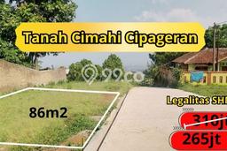 Tanah di Cimahi Tengah, Cimahi Luas 86m2 Dijual Segera Tanah di Cimahi Tengah, Cimahi Luas 86m2 Dijual Segera