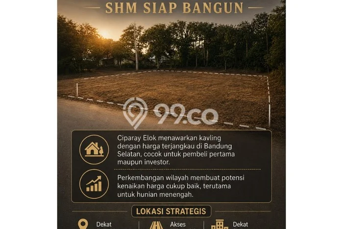 Lahan untuk Dijual di Ciparay Bandung Luas 270m2 Lahan untuk Dijual di Ciparay Bandung Luas 270m2