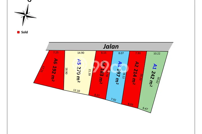 Lahan Kosong Dijual di Bandung dengan Area 242m2 Lahan Kosong Dijual di Bandung dengan Area 242m2