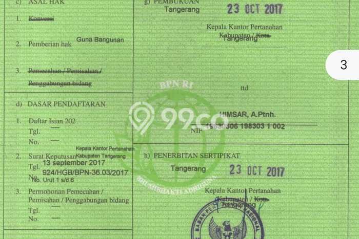 Tanah di Pagedangan, Tangerang Luas 22631m2 Dijual Segera Tanah di Pagedangan, Tangerang Luas 22631m2 Dijual Segera