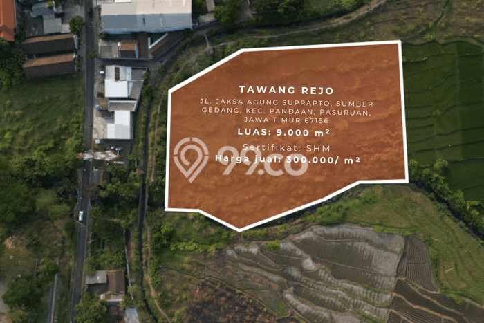 Dijual Tanah di Pandaan, Luas 9000m2m², Kawasan Nyaman Dijual Tanah di Pandaan, Luas 9000m2m², Kawasan Nyaman