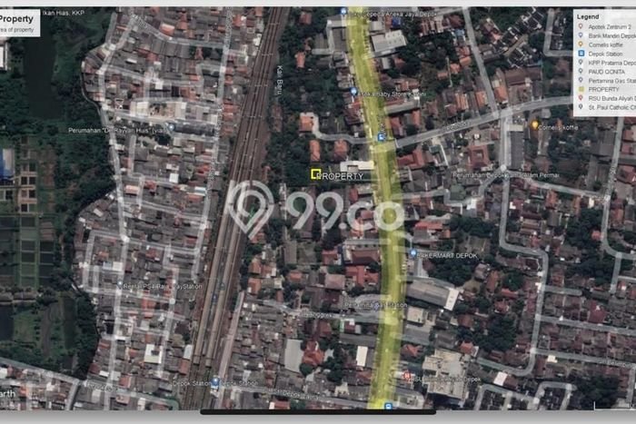Lahan Kosong Dijual di Pancoran Mas, Depok, Luas 2304m2 Area Strategis Lahan Kosong Dijual di Pancoran Mas, Depok, Luas 2304m2 Area Strategis