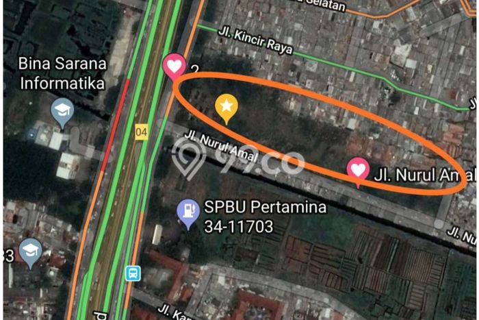 Lahan Dijual Lokasi Cengkareng, Jakarta Barat dengan Luas Tanah 16600m2 dan Status - Lahan Dijual Lokasi Cengkareng, Jakarta Barat dengan Luas Tanah 16600m2 dan Status -