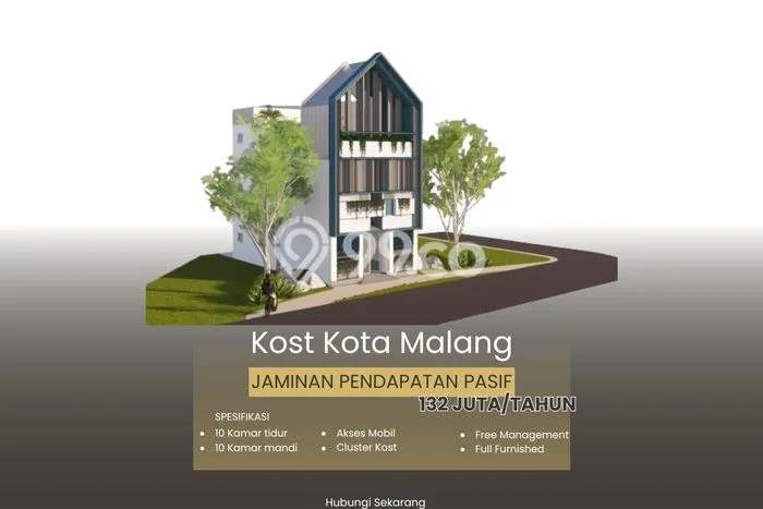 Jual Rumah Modern 10 KT di Merjosari, Malang Jual Rumah Modern 10 KT di Merjosari, Malang