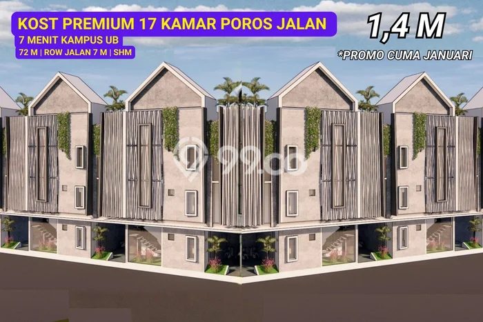Kost untuk Dijual di Merjosari Punya 17 Kamar Kost untuk Dijual di Merjosari Punya 17 Kamar