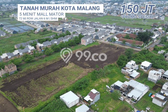 Lahan untuk Dijual Lokasi Sukun, Malang Luas 72m2 SHM Lahan untuk Dijual Lokasi Sukun, Malang Luas 72m2 SHM