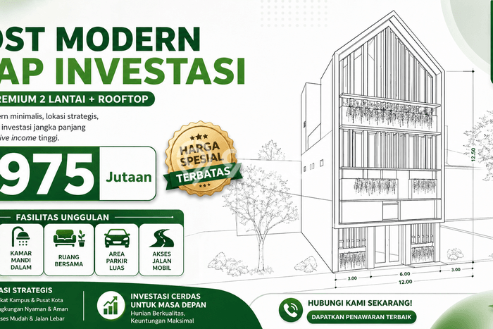 Rumah Kost untuk Dijual di Lowokwaru dengan 10 KT, 10 KM, Luas 138m2 Rumah Kost untuk Dijual di Lowokwaru dengan 10 KT, 10 KM, Luas 138m2