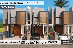 Rumah Strategis Modern Lb 70m2 di Batu, Batu Rumah Strategis Modern Lb 70m2 di Batu, Batu