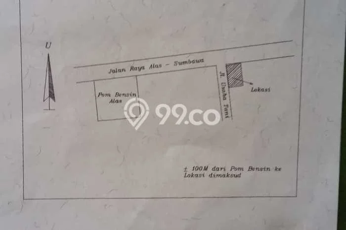 Tanah Dijual Lokasi Sumbawa, Sumbawa dengan Luas Tanah 1000m2 dan Status SHM Tanah Dijual Lokasi Sumbawa, Sumbawa dengan Luas Tanah 1000m2 dan Status SHM