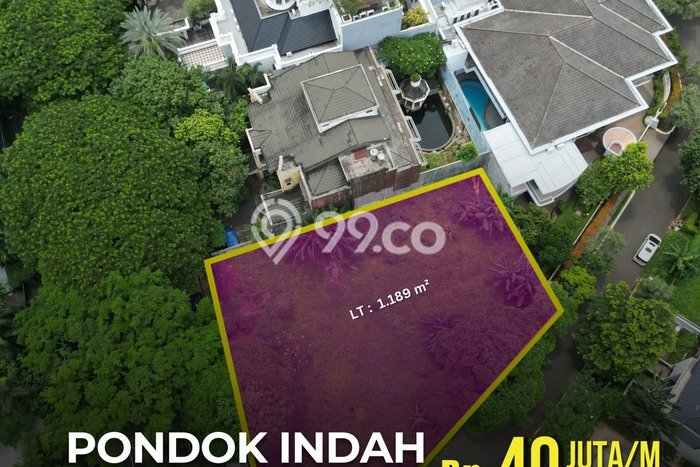 Tanah untuk Dijual di Pondok Indah Jakarta Selatan Luas 1189m2 Tanah untuk Dijual di Pondok Indah Jakarta Selatan Luas 1189m2