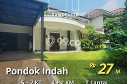 For Sale! Premium House LT 689m2 Desain Elegan di Pondok Indah For Sale! Premium House LT 689m2 Desain Elegan di Pondok Indah