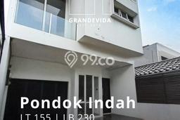 For Sale! Premium House LT 155m2 Desain Elegan di Pondok Indah For Sale! Premium House LT 155m2 Desain Elegan di Pondok Indah