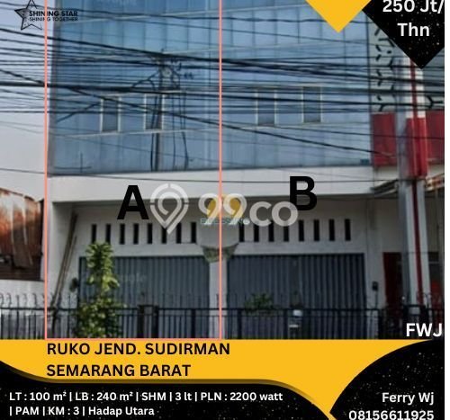Ruko disewakan lokasi strategis Semarang Barat Semarang 240m2 Ruko disewakan lokasi strategis Semarang Barat Semarang 240m2