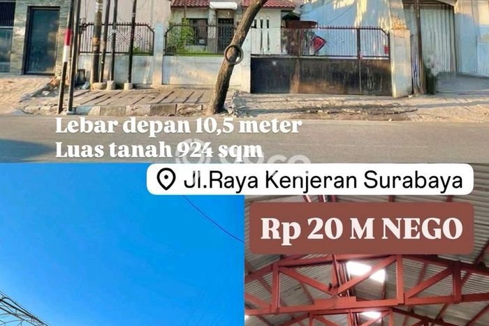 FOR SALE! Gudang di Kenjeran Surabaya, LT 924m2, LB 154m2 FOR SALE! Gudang di Kenjeran Surabaya, LT 924m2, LB 154m2