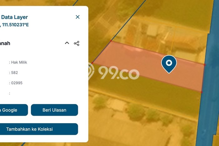 Tanah Dijual Lokasi Manguharjo, Madiun Luas 582m2 Legalitas Aman Tanah Dijual Lokasi Manguharjo, Madiun Luas 582m2 Legalitas Aman