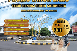 Tanah untuk Dijual di Madiun Madiun Luas 82m2 Tanah untuk Dijual di Madiun Madiun Luas 82m2