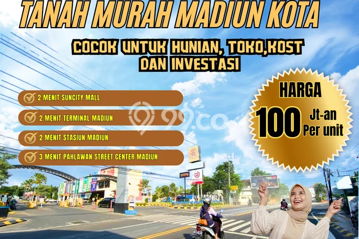 Kavling Tanah Dijual di Kartoharjo Madiun Spesifikasi 97m2 Kavling Tanah Dijual di Kartoharjo Madiun Spesifikasi 97m2