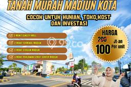 Lahan untuk Dijual Lokasi Kartoharjo, Madiun Luas 96m2 - Lahan untuk Dijual Lokasi Kartoharjo, Madiun Luas 96m2 -