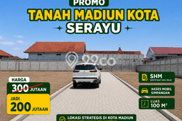 Tanah Dijual Lokasi Madiun, Madiun dengan Luas Tanah 100m2 dan Status SHM Tanah Dijual Lokasi Madiun, Madiun dengan Luas Tanah 100m2 dan Status SHM