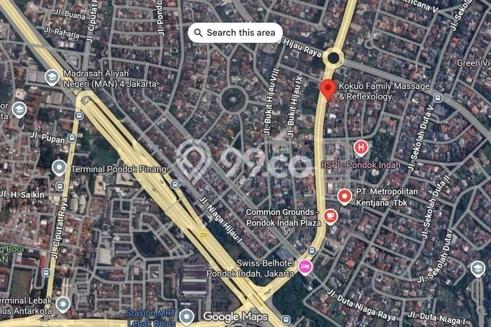 Komersial untuk Disewa di Pusat Jakarta Selatan Luas Bangunan 1800m2 Komersial untuk Disewa di Pusat Jakarta Selatan Luas Bangunan 1800m2