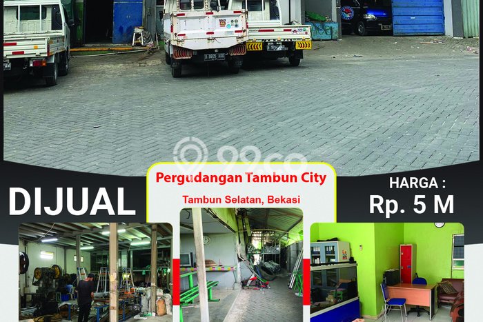 Gudang Area Premium di Tambun Selatan, Luas 700m², Mainroad Gudang Area Premium di Tambun Selatan, Luas 700m², Mainroad