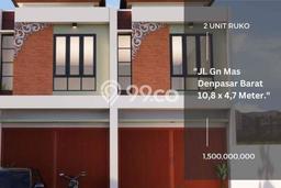 Ruko Dijual di Denpasar LT 85m2 & LB 100m2 Lokasi Terbaik! Ruko Dijual di Denpasar LT 85m2 & LB 100m2 Lokasi Terbaik!