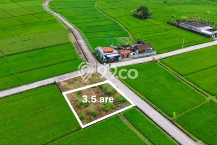 Untuk Dijual Tanah 350m2 di Beraban, Tabanan Untuk Dijual Tanah 350m2 di Beraban, Tabanan