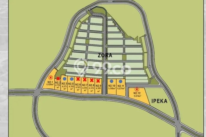 Lahan untuk Disewa di Tangerang Luas 4309m2 Lahan untuk Disewa di Tangerang Luas 4309m2