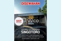 Gudang Disewa di Semarang dengan LB 135m2 Area Komersial Ramai Gudang Disewa di Semarang dengan LB 135m2 Area Komersial Ramai