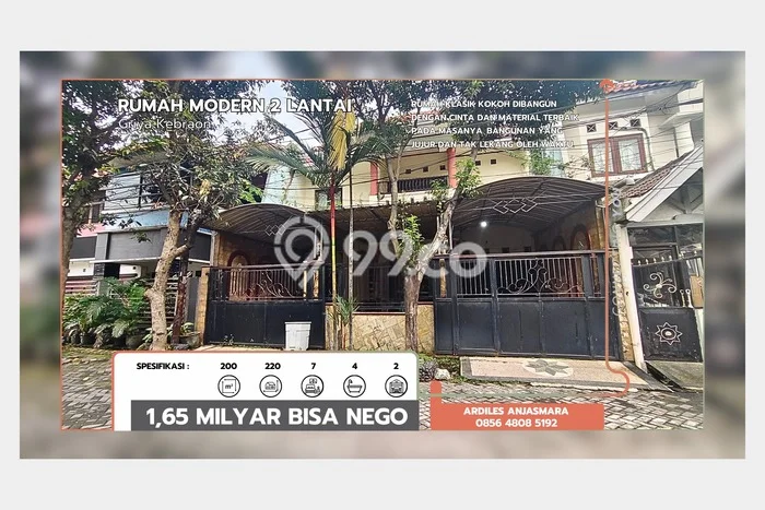 Rumah Minimalis 7 KT di kebraon Surabaya Unfurnished Rumah Minimalis 7 KT di kebraon Surabaya Unfurnished