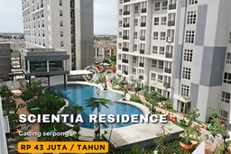 Apartemen Disewakan 0 Kamar Murah Siap Huni di Tangerang, Luas 26m2 Apartemen Disewakan 0 Kamar Murah Siap Huni di Tangerang, Luas 26m2