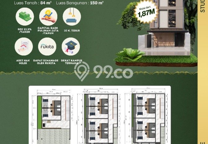 Unit Kost Dijual di Cikutra dengan 10 Kamar Area Ramai Unit Kost Dijual di Cikutra dengan 10 Kamar Area Ramai