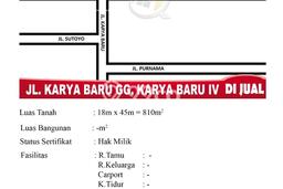 Tanah Dijual Lokasi Pontianak Barat, Pontianak dengan Luas Tanah 810m2 dan Status SHM Tanah Dijual Lokasi Pontianak Barat, Pontianak dengan Luas Tanah 810m2 dan Status SHM