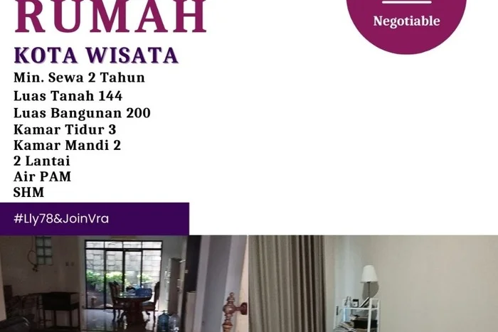 Disewakan Rumah Harga Terjangkau di Kota Wisata Bogor Punya 3 Kamar Tidur Disewakan Rumah Harga Terjangkau di Kota Wisata Bogor Punya 3 Kamar Tidur