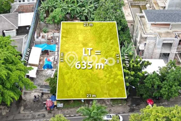 Lahan Dijual Lokasi Kebayoran Baru, Jakarta Selatan dengan Luas Tanah 635m2 dan Status SHM Lahan Dijual Lokasi Kebayoran Baru, Jakarta Selatan dengan Luas Tanah 635m2 dan Status SHM