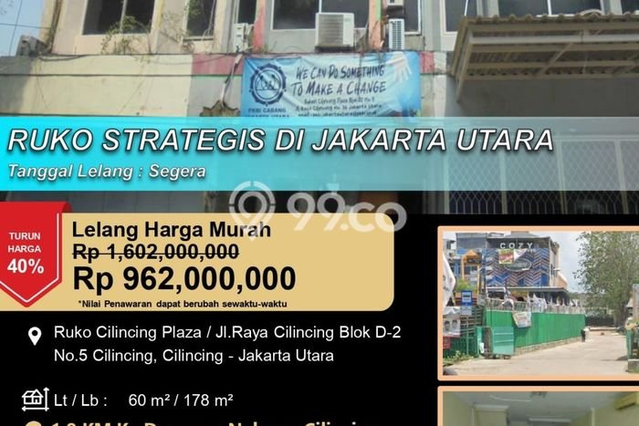 Unit Ruko Strategis di Cilincing, Jakarta Utara Potensi Bisnis Besar Unit Ruko Strategis di Cilincing, Jakarta Utara Potensi Bisnis Besar